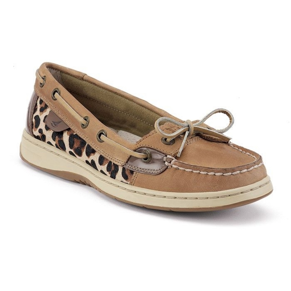 Sperry Top Slider Cheetah Print Boat Slip On Shoes